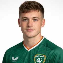Player with football